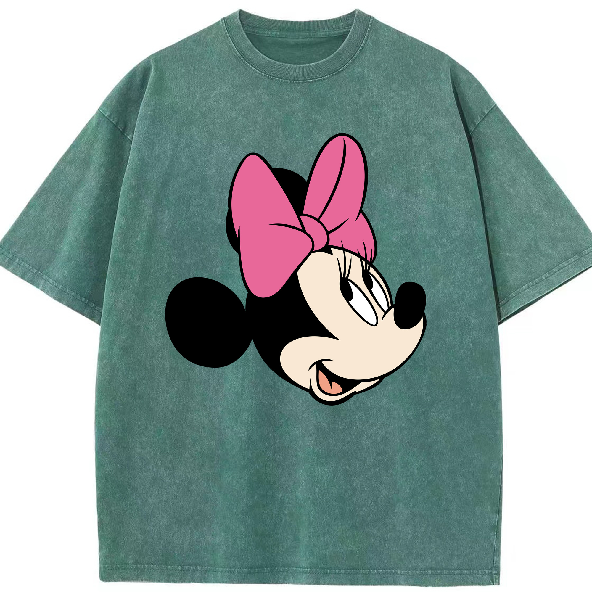 （画像用） ミッキーマウス Mickey Mouse 綿100% ヴィンテージ風 半袖Tシャツ（フロントプリント）